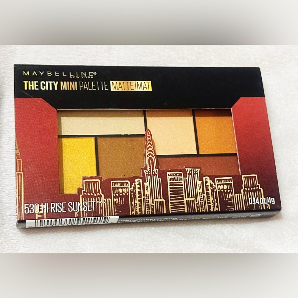 🆕 Maybelline New York The City Mini Eyeshadow Palette Hi-Rise Sunset, 4g